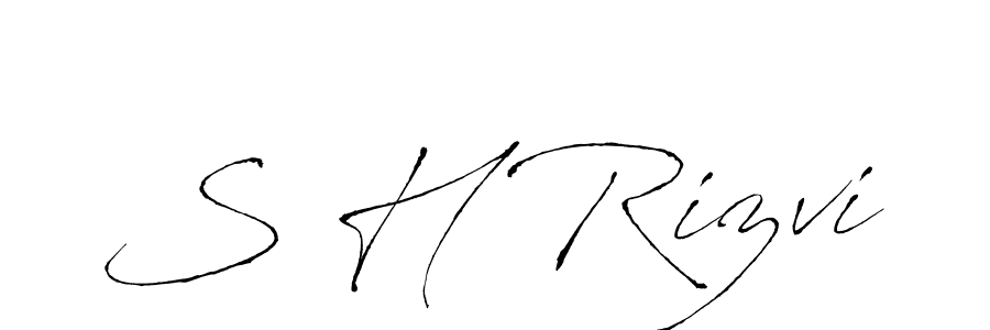 Similarly Antro_Vectra is the best handwritten signature design. Signature creator online .You can use it as an online autograph creator for name S H Rizvi. S H Rizvi signature style 6 images and pictures png