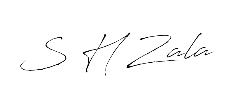 It looks lik you need a new signature style for name S H Zala. Design unique handwritten (Antro_Vectra) signature with our free signature maker in just a few clicks. S H Zala signature style 6 images and pictures png