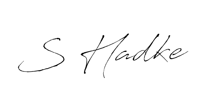 It looks lik you need a new signature style for name S Hadke. Design unique handwritten (Antro_Vectra) signature with our free signature maker in just a few clicks. S Hadke signature style 6 images and pictures png