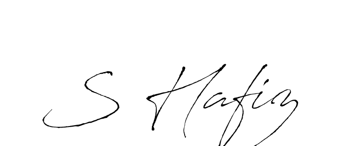 S Hafiz stylish signature style. Best Handwritten Sign (Antro_Vectra) for my name. Handwritten Signature Collection Ideas for my name S Hafiz. S Hafiz signature style 6 images and pictures png