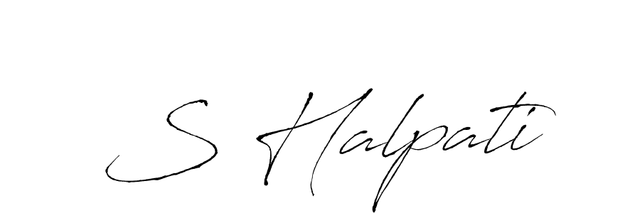 Similarly Antro_Vectra is the best handwritten signature design. Signature creator online .You can use it as an online autograph creator for name S Halpati. S Halpati signature style 6 images and pictures png
