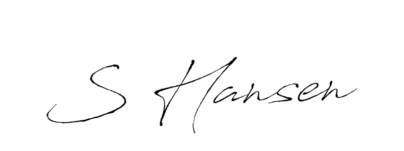 Also we have S Hansen name is the best signature style. Create professional handwritten signature collection using Antro_Vectra autograph style. S Hansen signature style 6 images and pictures png