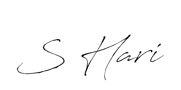 It looks lik you need a new signature style for name S Hari. Design unique handwritten (Antro_Vectra) signature with our free signature maker in just a few clicks. S Hari signature style 6 images and pictures png