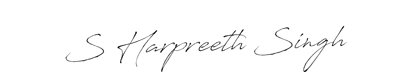 S Harpreeth Singh stylish signature style. Best Handwritten Sign (Antro_Vectra) for my name. Handwritten Signature Collection Ideas for my name S Harpreeth Singh. S Harpreeth Singh signature style 6 images and pictures png