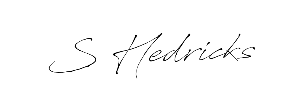 You can use this online signature creator to create a handwritten signature for the name S Hedricks. This is the best online autograph maker. S Hedricks signature style 6 images and pictures png