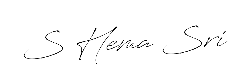 if you are searching for the best signature style for your name S Hema Sri. so please give up your signature search. here we have designed multiple signature styles  using Antro_Vectra. S Hema Sri signature style 6 images and pictures png