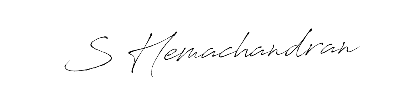 Also we have S Hemachandran name is the best signature style. Create professional handwritten signature collection using Antro_Vectra autograph style. S Hemachandran signature style 6 images and pictures png