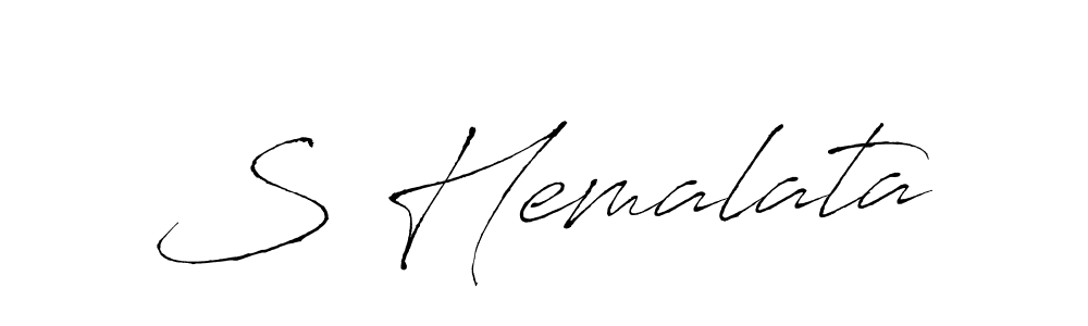 How to make S Hemalata signature? Antro_Vectra is a professional autograph style. Create handwritten signature for S Hemalata name. S Hemalata signature style 6 images and pictures png