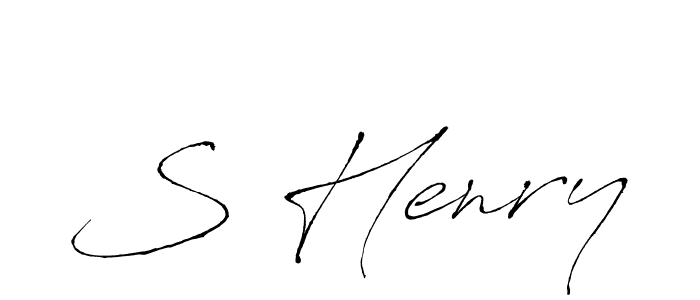 How to Draw S Henry signature style? Antro_Vectra is a latest design signature styles for name S Henry. S Henry signature style 6 images and pictures png
