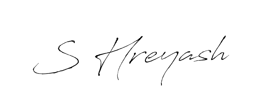 Also You can easily find your signature by using the search form. We will create S Hreyash name handwritten signature images for you free of cost using Antro_Vectra sign style. S Hreyash signature style 6 images and pictures png