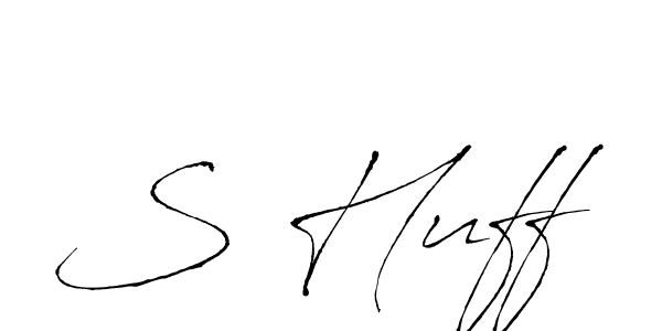 Once you've used our free online signature maker to create your best signature Antro_Vectra style, it's time to enjoy all of the benefits that S Huff name signing documents. S Huff signature style 6 images and pictures png