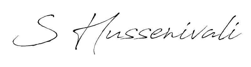 This is the best signature style for the S Hussenivali name. Also you like these signature font (Antro_Vectra). Mix name signature. S Hussenivali signature style 6 images and pictures png