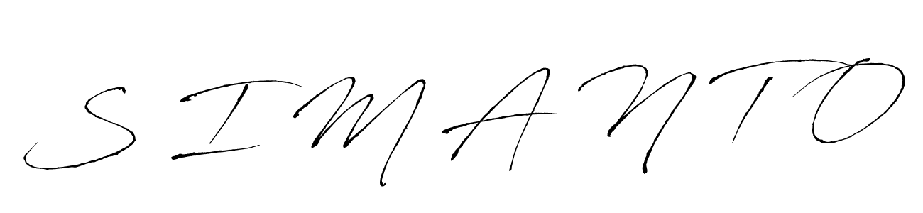 How to Draw S I M A N T O signature style? Antro_Vectra is a latest design signature styles for name S I M A N T O. S I M A N T O signature style 6 images and pictures png