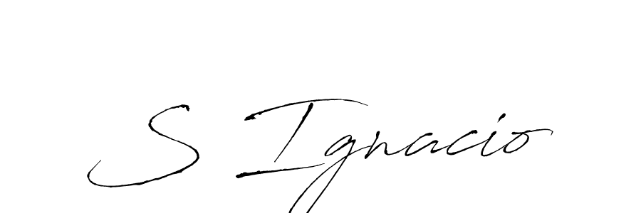 Also we have S Ignacio name is the best signature style. Create professional handwritten signature collection using Antro_Vectra autograph style. S Ignacio signature style 6 images and pictures png