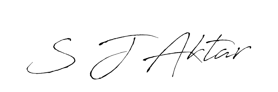 Make a beautiful signature design for name S J Aktar. Use this online signature maker to create a handwritten signature for free. S J Aktar signature style 6 images and pictures png