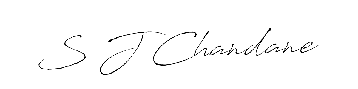 Make a beautiful signature design for name S J Chandane. Use this online signature maker to create a handwritten signature for free. S J Chandane signature style 6 images and pictures png