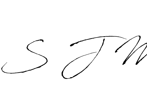 You should practise on your own different ways (Antro_Vectra) to write your name (S J M) in signature. don't let someone else do it for you. S J M signature style 6 images and pictures png