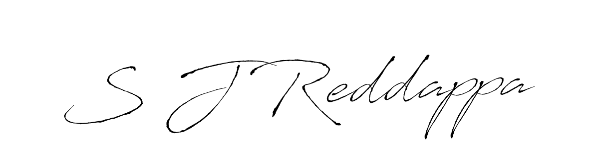 How to make S J Reddappa name signature. Use Antro_Vectra style for creating short signs online. This is the latest handwritten sign. S J Reddappa signature style 6 images and pictures png