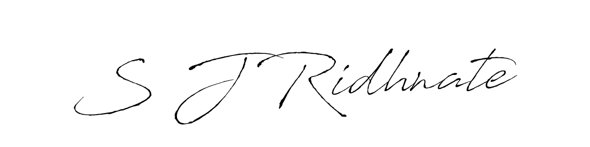 Make a beautiful signature design for name S J Ridhnate. Use this online signature maker to create a handwritten signature for free. S J Ridhnate signature style 6 images and pictures png