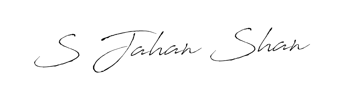 Once you've used our free online signature maker to create your best signature Antro_Vectra style, it's time to enjoy all of the benefits that S Jahan Shan name signing documents. S Jahan Shan signature style 6 images and pictures png