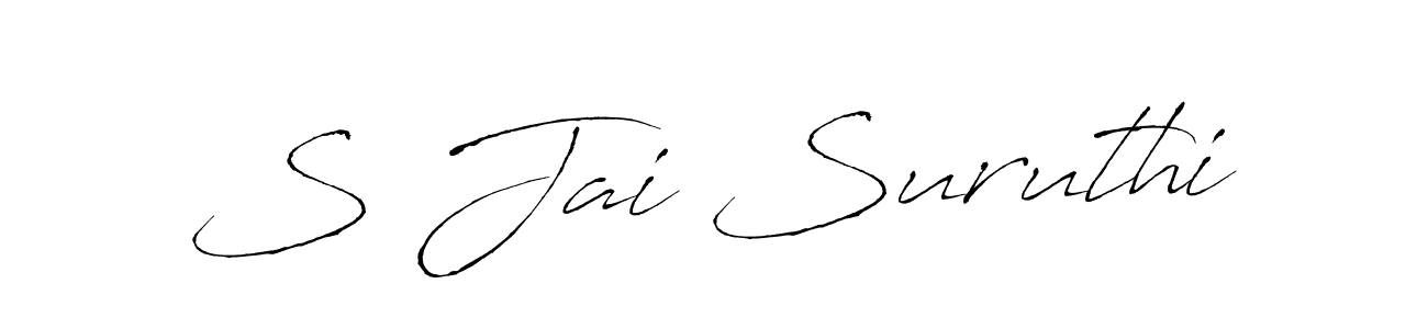 It looks lik you need a new signature style for name S Jai Suruthi. Design unique handwritten (Antro_Vectra) signature with our free signature maker in just a few clicks. S Jai Suruthi signature style 6 images and pictures png