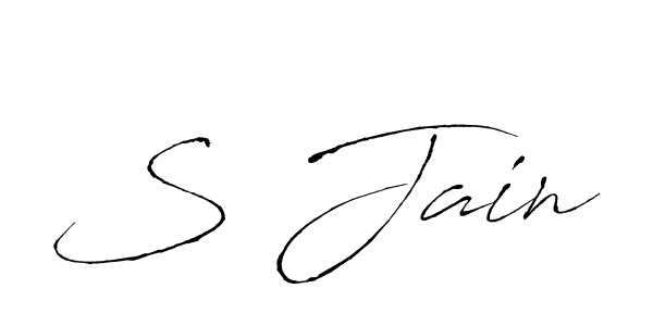 Also You can easily find your signature by using the search form. We will create S Jain name handwritten signature images for you free of cost using Antro_Vectra sign style. S Jain signature style 6 images and pictures png