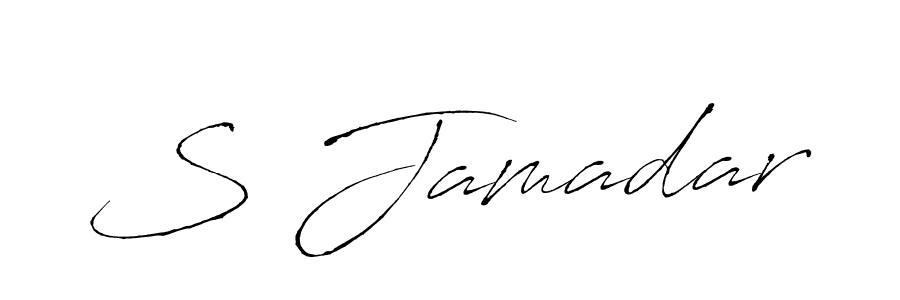 Make a beautiful signature design for name S Jamadar. Use this online signature maker to create a handwritten signature for free. S Jamadar signature style 6 images and pictures png