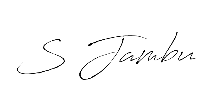 Make a beautiful signature design for name S Jambu. Use this online signature maker to create a handwritten signature for free. S Jambu signature style 6 images and pictures png
