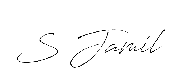 How to Draw S Jamil signature style? Antro_Vectra is a latest design signature styles for name S Jamil. S Jamil signature style 6 images and pictures png