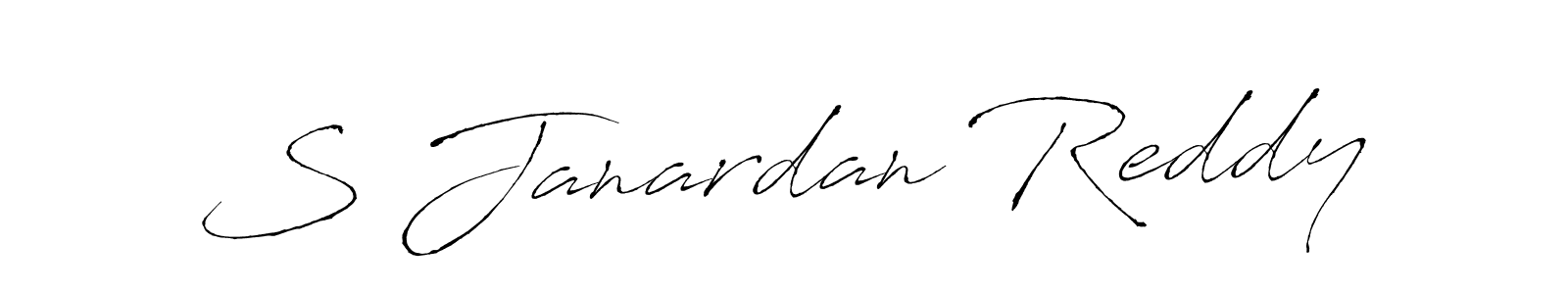 The best way (Antro_Vectra) to make a short signature is to pick only two or three words in your name. The name S Janardan Reddy include a total of six letters. For converting this name. S Janardan Reddy signature style 6 images and pictures png