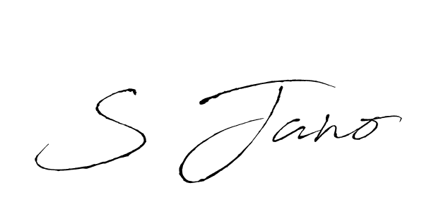 Best and Professional Signature Style for S Jano. Antro_Vectra Best Signature Style Collection. S Jano signature style 6 images and pictures png