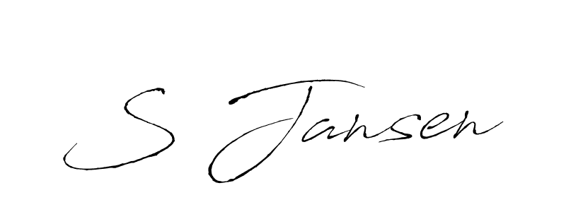 The best way (Antro_Vectra) to make a short signature is to pick only two or three words in your name. The name S Jansen include a total of six letters. For converting this name. S Jansen signature style 6 images and pictures png