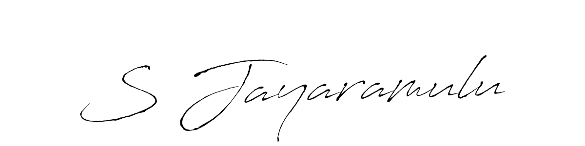 if you are searching for the best signature style for your name S Jayaramulu. so please give up your signature search. here we have designed multiple signature styles  using Antro_Vectra. S Jayaramulu signature style 6 images and pictures png