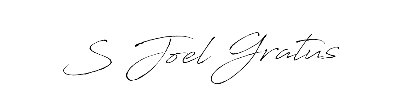 It looks lik you need a new signature style for name S Joel Gratus. Design unique handwritten (Antro_Vectra) signature with our free signature maker in just a few clicks. S Joel Gratus signature style 6 images and pictures png