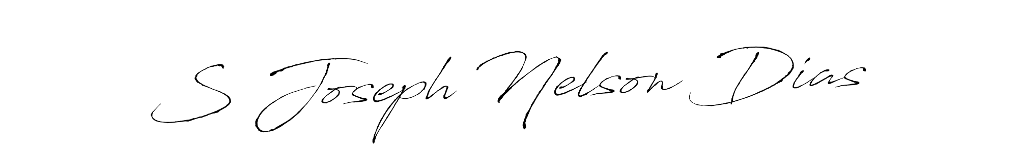 This is the best signature style for the S Joseph Nelson Dias name. Also you like these signature font (Antro_Vectra). Mix name signature. S Joseph Nelson Dias signature style 6 images and pictures png