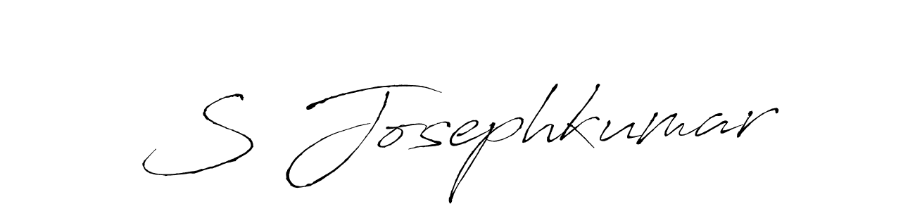 Make a beautiful signature design for name S Josephkumar. With this signature (Antro_Vectra) style, you can create a handwritten signature for free. S Josephkumar signature style 6 images and pictures png