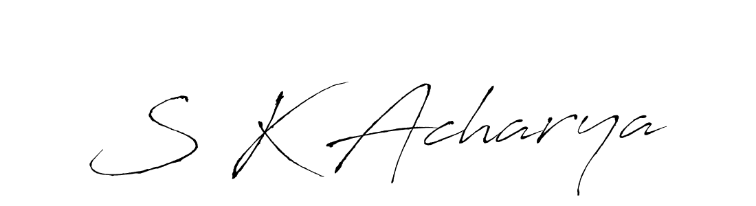 This is the best signature style for the S K Acharya name. Also you like these signature font (Antro_Vectra). Mix name signature. S K Acharya signature style 6 images and pictures png