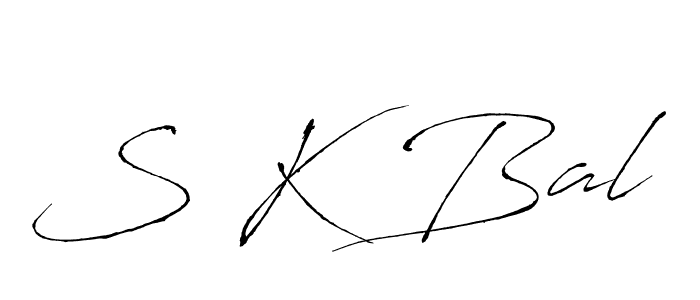 Antro_Vectra is a professional signature style that is perfect for those who want to add a touch of class to their signature. It is also a great choice for those who want to make their signature more unique. Get S K Bal name to fancy signature for free. S K Bal signature style 6 images and pictures png