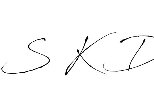 if you are searching for the best signature style for your name S K D. so please give up your signature search. here we have designed multiple signature styles  using Antro_Vectra. S K D signature style 6 images and pictures png