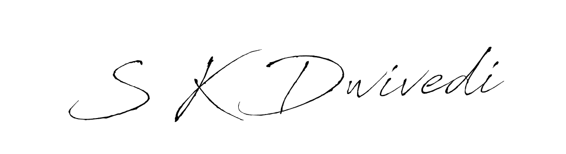 Make a beautiful signature design for name S K Dwivedi. With this signature (Antro_Vectra) style, you can create a handwritten signature for free. S K Dwivedi signature style 6 images and pictures png