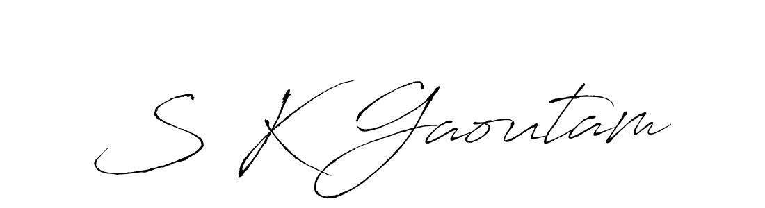 Make a beautiful signature design for name S K Gaoutam. Use this online signature maker to create a handwritten signature for free. S K Gaoutam signature style 6 images and pictures png