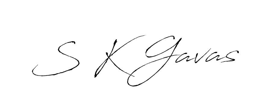 Use a signature maker to create a handwritten signature online. With this signature software, you can design (Antro_Vectra) your own signature for name S K Gavas. S K Gavas signature style 6 images and pictures png