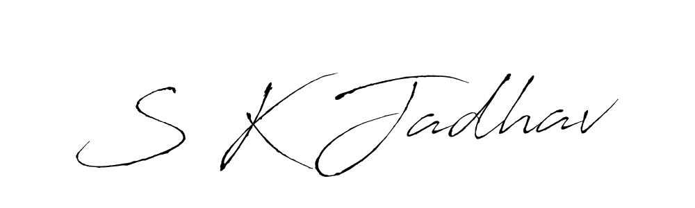 Also we have S K Jadhav name is the best signature style. Create professional handwritten signature collection using Antro_Vectra autograph style. S K Jadhav signature style 6 images and pictures png