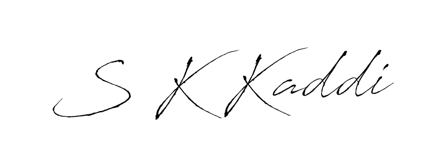 Make a beautiful signature design for name S K Kaddi. Use this online signature maker to create a handwritten signature for free. S K Kaddi signature style 6 images and pictures png