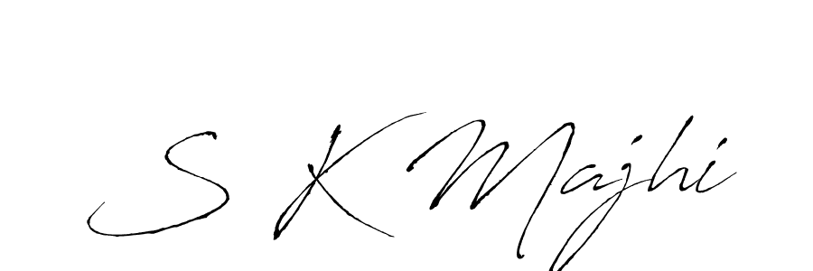 Use a signature maker to create a handwritten signature online. With this signature software, you can design (Antro_Vectra) your own signature for name S K Majhi. S K Majhi signature style 6 images and pictures png