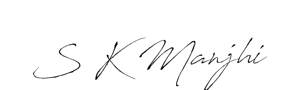 It looks lik you need a new signature style for name S K Manjhi. Design unique handwritten (Antro_Vectra) signature with our free signature maker in just a few clicks. S K Manjhi signature style 6 images and pictures png