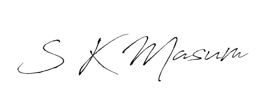 Use a signature maker to create a handwritten signature online. With this signature software, you can design (Antro_Vectra) your own signature for name S K Masum. S K Masum signature style 6 images and pictures png