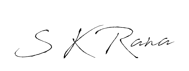 Use a signature maker to create a handwritten signature online. With this signature software, you can design (Antro_Vectra) your own signature for name S K Rana. S K Rana signature style 6 images and pictures png