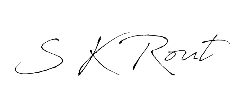 if you are searching for the best signature style for your name S K Rout. so please give up your signature search. here we have designed multiple signature styles  using Antro_Vectra. S K Rout signature style 6 images and pictures png