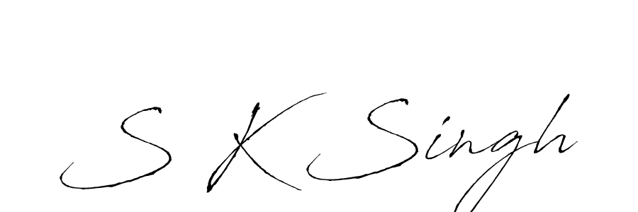 Use a signature maker to create a handwritten signature online. With this signature software, you can design (Antro_Vectra) your own signature for name S K Singh. S K Singh signature style 6 images and pictures png